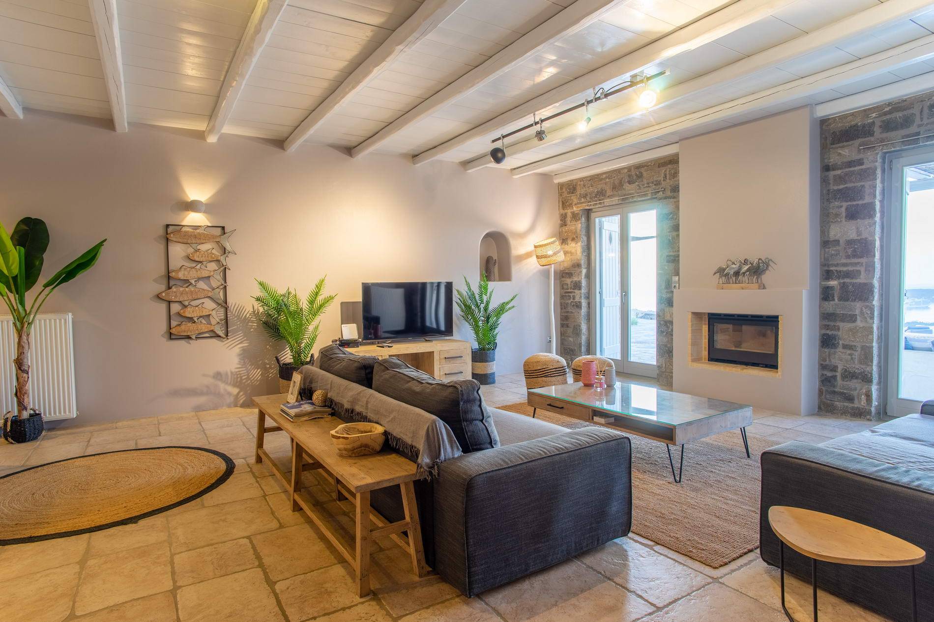Sunset Villa Paros Interior - Living Room