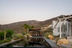Luxury Villa Delphinus Paros Greece Pool View - Tent