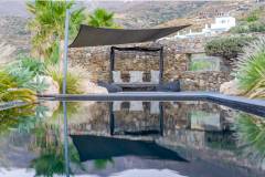 Luxury Villa Delphinus Paros Greece Pool View - Tent